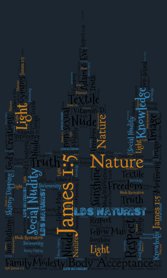 LDS Naturist Word Art